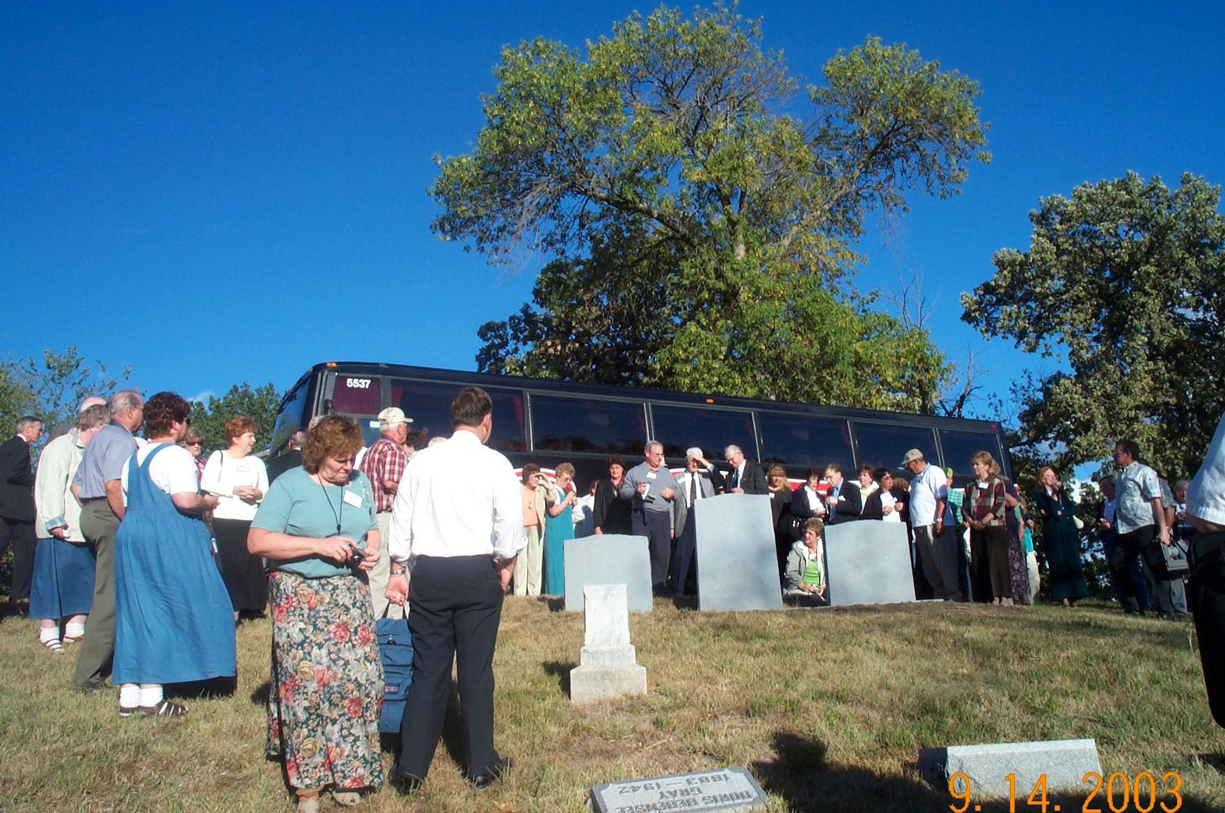 Fairview Cemetery dedication, Council Bluff, Iowa